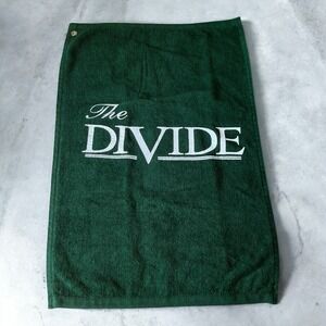 The Divide Club Charlotte Matthews North Carolina Towels Golf Towel Green 16x24